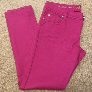 Women’s Pink dollhouse denim